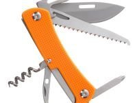 Нож перочинный Stinger 103 мм, 10 функций, оранжевый