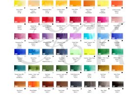 Акварель Mairtini "Caravaggio Professional" полукювета, Cadmium Spring Green