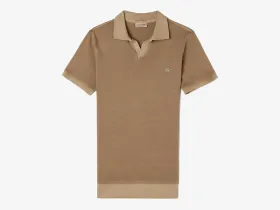 Мужское хлопковое поло Lacoste стандартного кроя