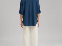 Легкая блузка свободного кроя