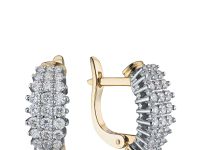 Серьги из комбинированного золота э4812сг04210658
