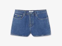 Женские джинсовые короткие шорты Lacoste