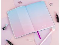 Записная книжка в линейку, ЛАЙТ, кожзам, MESHU "Magic world" А5 80 л, съемная пластиковая обложка, г