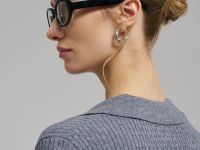 Легкий кардиган приталенного кроя с шерстью