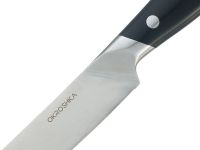 Нож кухонный универсальный Okroshka Tartar 10.7 см, сталь 5cr15mov, рукоять сталь/пластик