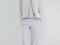 Жилетка с капюшоном, Бежевый