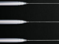 Набор ручек гелевых "Сонет", 3 шт ,0,6 мм, 0,8 мм и 1мм , белые