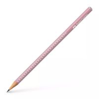 Карандаш чернографитный Faber-Castell "Sparkle" B, цвет корпуса дымчато-розовый