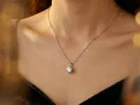 Классическая подвеска из серебра э0612пд05220201_white