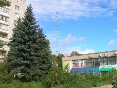 Высотная мачта института экспериментальной метеорологии, 1957 г.