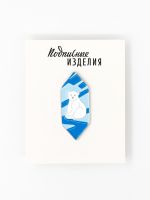 Значок эмалированный "Мишка на севере"
