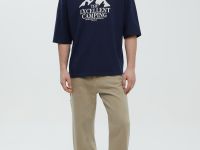 Футболка из хлопка с принтом