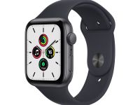 Смарт-часы Apple Watch SE 44mm (GPS) Space Gray Aluminum Case with Midnight Sport Band (MKQ63)