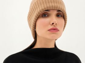 Шапка Mont blanc, бежевая