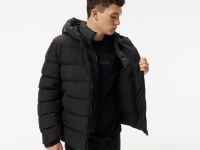 Мужской стёганый пуховик Lacoste с капюшоном