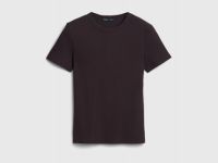 Футболка в рубчик, Коричневый