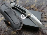 Складной нож Steelclaw Алыча, сталь ламинат SKD-11, рукоять алюминий/рог