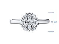 Кольцо из белого золота э4712кц10170800