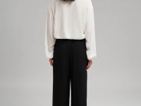 Брюки-палаццо с эластичным поясом