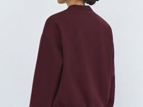 Бомбер из пальтовой ткани, Фиолетовый