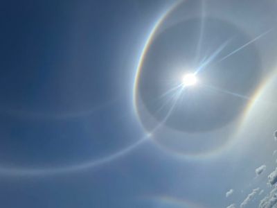 Видео: небо над Якутией украсило необычное гало