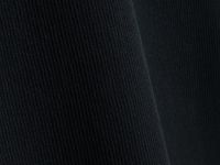 Вязаное платье в рубчик с горловиной-стойкой, Черный