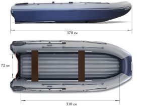 Лодка ПВХ ФЛАГМАН DK 370 Igla Jet