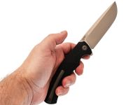 Складной нож TuoTown Utes, сталь T10S, рукоять G10/Carbon Fiber