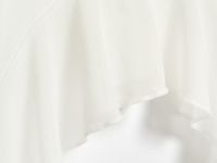 Топ с воланами для девочек, Белый