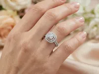 Кольцо из белого золота э0912кц03180300