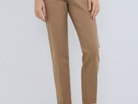 Укороченные брюки из хлопка, Бежевый