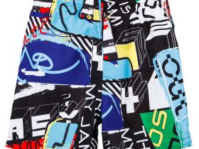 Шорты текстильные плавательные для мальчиков, средней длины