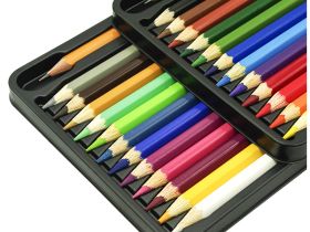 Набор карандашей цветных Koh-I-Noor "Polycolor 3834" 24 цв., заточен.+ точилка+2 ч/гр. кар.