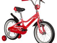 Детский велосипед Novatrack Novara 16, год 2022, цвет Оранжевый