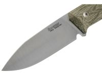 Нож с фиксированным клинком LionSteel B35, сталь Sleipner, рукоять Green canvas micarta