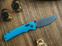 Полуавтоматический складной нож SOG Flash Mk3 Civic Cyan, сталь D2, рукоять синий GRN