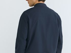 Бомбер на молнии, Синий