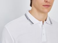 Поло из хлопка с коротким рукавом