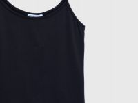 Базовый топ из микрофибры, Черный