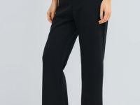 Расклёшенные брюки, Черный