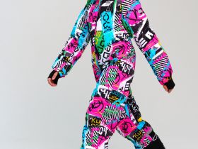 Комбинезон текстильный с полиуретановым покрытием для девочек