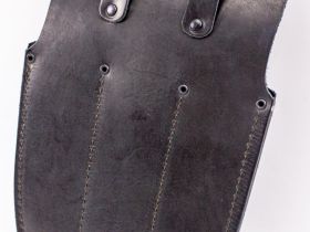 Ножны-чехол для 3-х спортивных ножей кожаные, черные