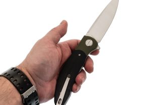 Большой складной нож Honor Tirex Black, сталь D2, рукоять G10
