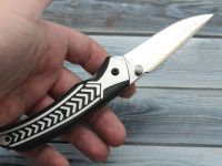 Полуавтоматический складной нож Lift Off 2, CRKT 6820, сталь AUS-8, рукоять термопластик Zytel®/сталь