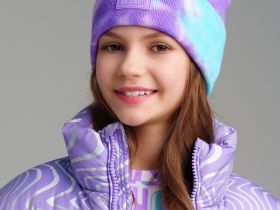 Шапка трикотажная для девочек