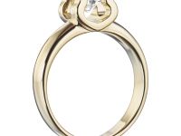 Классическое кольцо из желтого золота э0312кц06200855_white