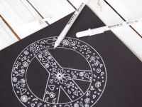 Набор ручек гелевый Sakura "Gelly Roll" 3 шт. 0,3 мм, цвет белый