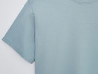 Футболка из мерсеризованного хлопка с коротким рукавом