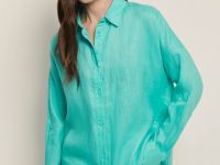 Блузка из конопляной ткани