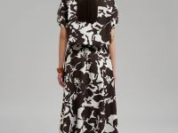 Юбка миди на кулиске